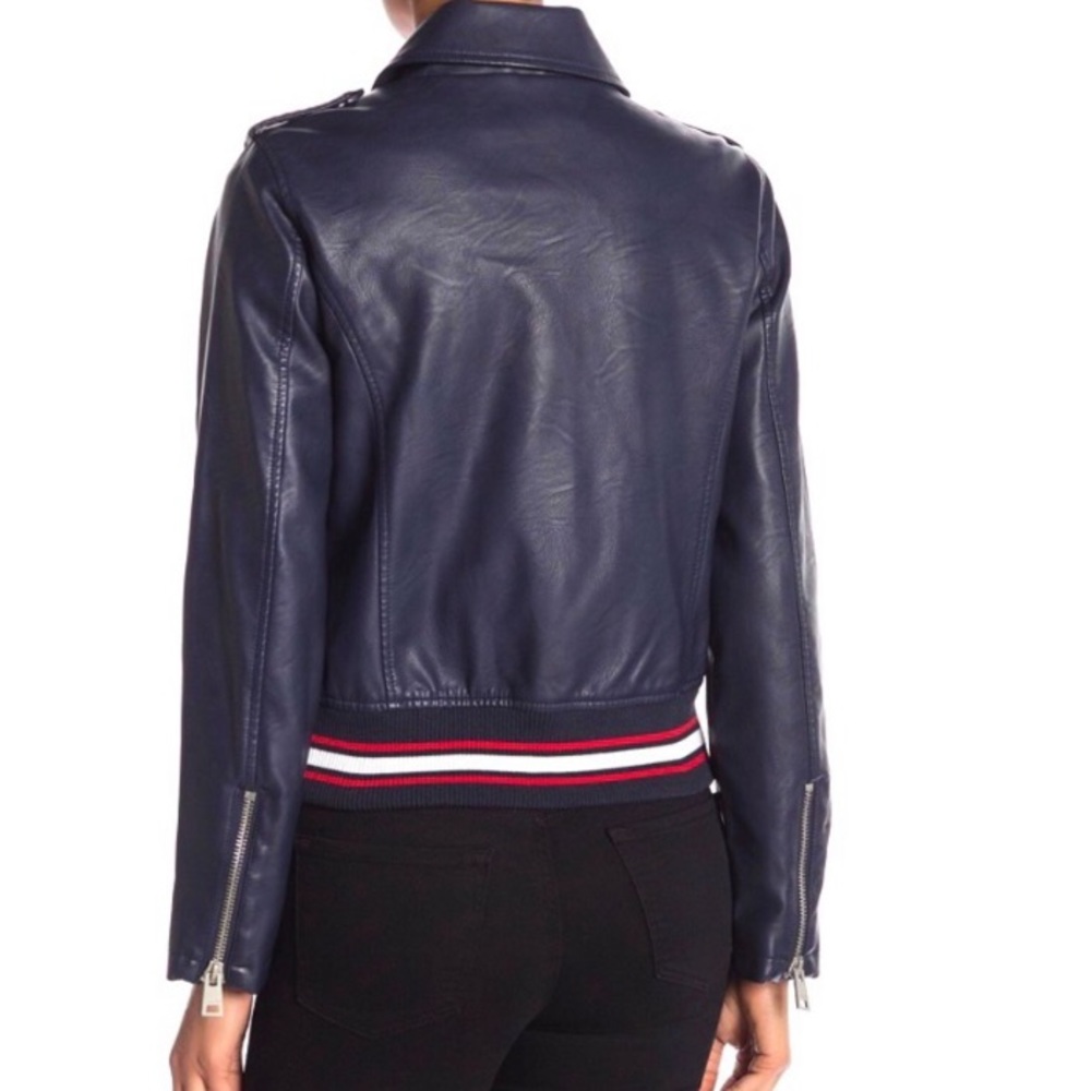 Levi’s faux leather moto jacket NWT xl - Picture 2 of 2